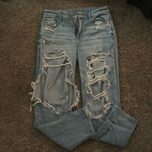 Stretchy AE Mom jeans